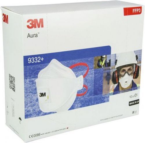 3M Aura 9332+ stofmasker verpakking groot
