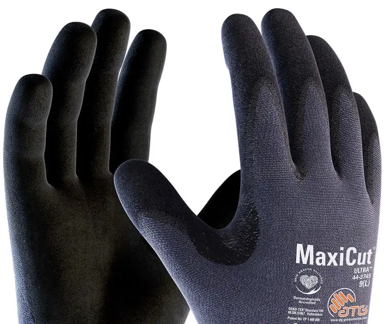 Guanti Antitaglio ATG MaxiFlexCut5 Modello 44-3745 Taglia 8/M – Traspiranti, Sicuri, Confortevoli