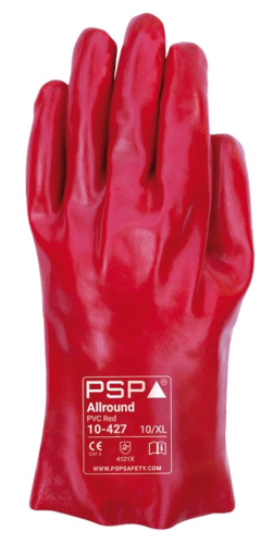 PSP Allround PVC Red 10-427 werkhandschoenen, foto 2 van 3
