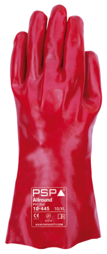 PSP Allround PVC Red 10-445 werkhandschoenen buitenkant