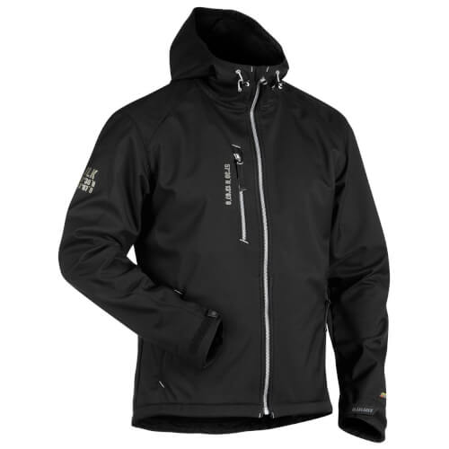Blaklader 4949 zwart/zilveren softshell werkjas