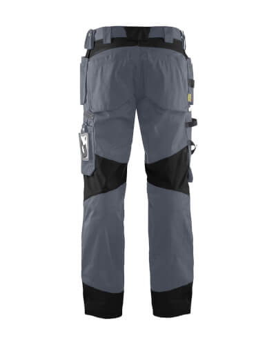 Blaklader 1555 grijze werkbroek achterkant