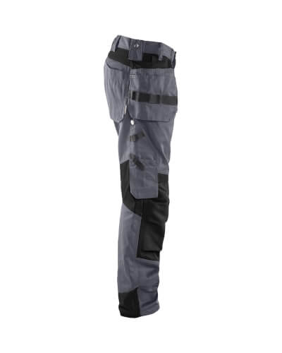 Blaklader 1555 grijze werkbroek zijkant