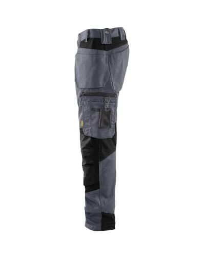 Blaklader 1555 grijze werkbroek zijkant