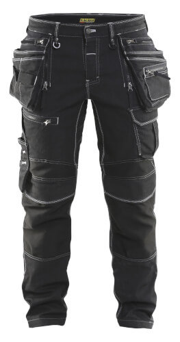 Blaklader 1990 Denim Stretch X1900 zwarte werkbroek