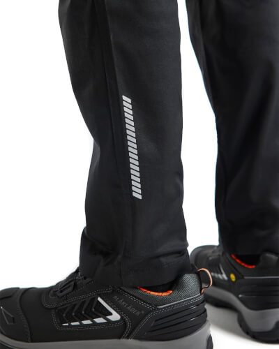 Blaklader 1448 zwarte stretch werkbroek broekpijp