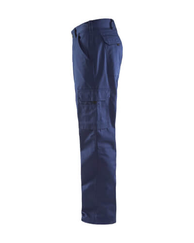 Blaklader 1407 marineblauwe werkbroek linkerkant