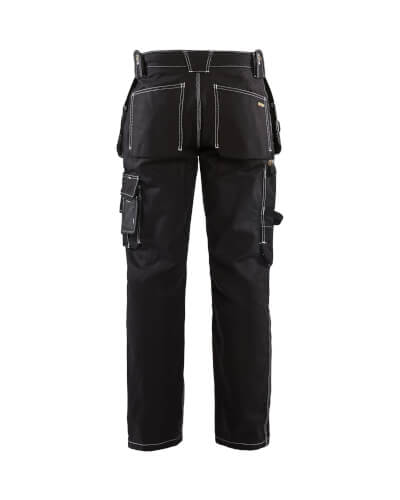 Blaklader 1530 1370 zwarte werkbroek achterzijde