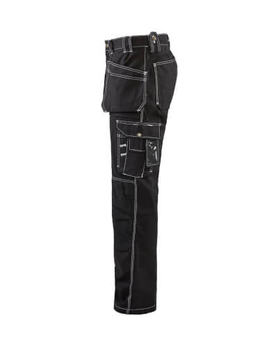 Blaklader 1530 1370 zwarte werkbroek linkerzijde