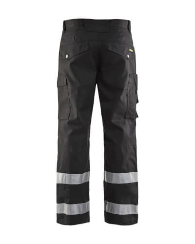 Blaklader 1451 zwarte werkbroek achterzijde