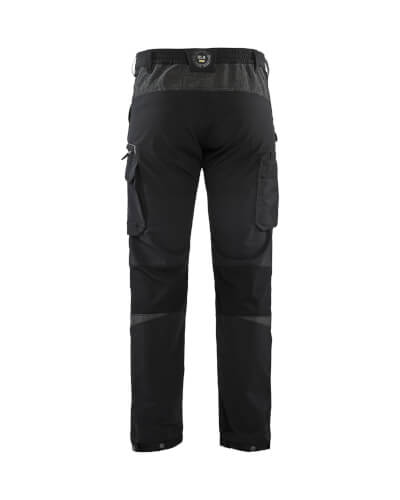 Blaklader 1422 zwarte stretch werkbroek achterzijde