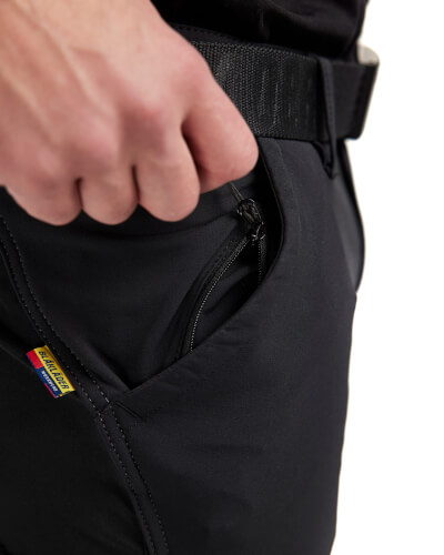 Blaklader 1422 zwarte stretch werkbroek zakken