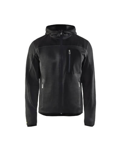 Blaklader 4930 donkergrijze softshell werkjas voorzijde