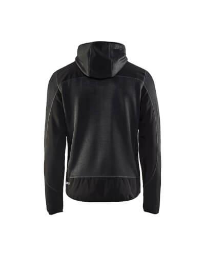 Blaklader 4930 donkergrijze softshell werkjas achterzijde