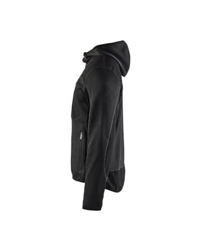 Blaklader 4930 donkergrijze softshell werkjas linkerzijde