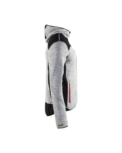 Blaklader 4930 lichtgrijze softshell werkjas rechterzijde