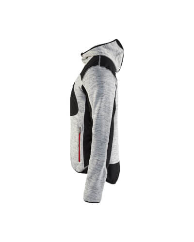 Blaklader 4930 lichtgrijze softshell werkjas linkerzijde