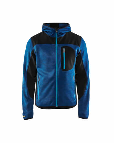 Blaklader 4930 marineblauwe softshell werkjas voorzijde
