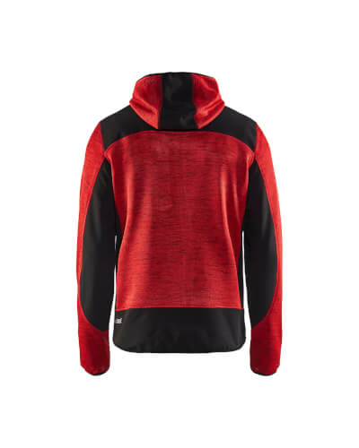 Blaklader 4930 rode softshell werkjas achterzijde