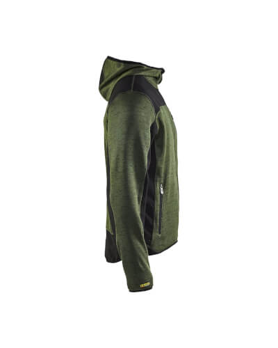 Blaklader 4930 groene softshell werkjas rechterzijde
