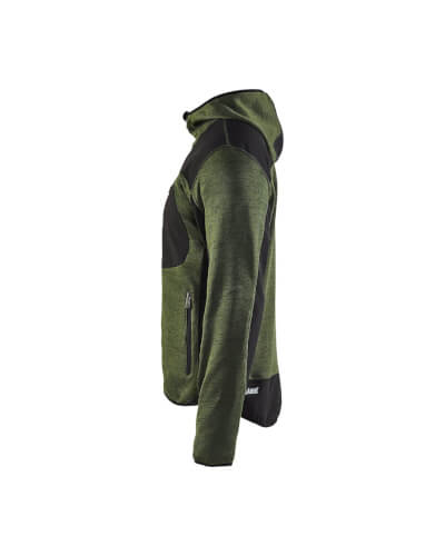 Blaklader 4930 groene softshell werkjas linkerzijde