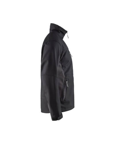 Blaklader 4950 zwarte softshell werkjas rechterzijde