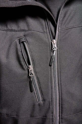 Blaklader 4950 zwarte softshell werkjas borstzak