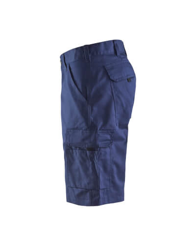 Blaklader 1447 marineblauwe korte werkbroek linkerzijde