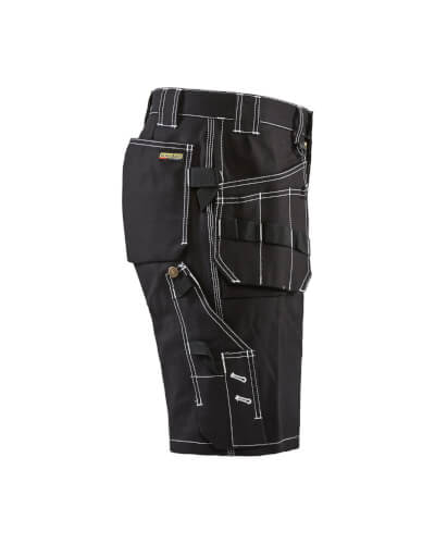 Blaklader 1534 1370 zwarte korte werkbroek rechterzijde