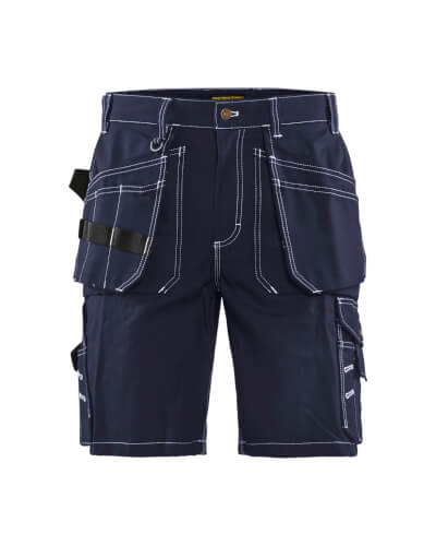 Blaklader 1534 1370 marineblauwe korte werkbroek voorzijde