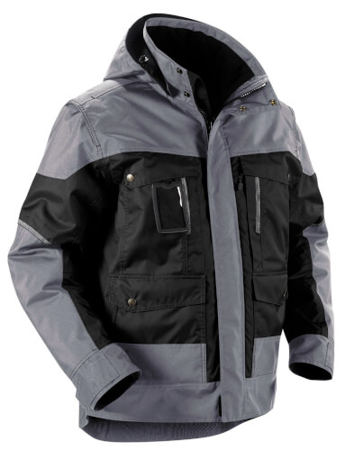 Blaklader 4886 zwart/grijze winter werkjas