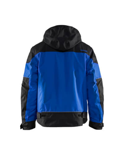 Blaklader 4886 blauw/zwarte winter werkjas achterzijde