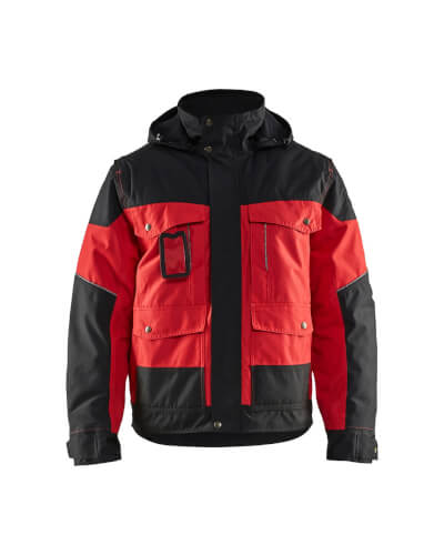 Blaklader 4886 rood/zwarte winter werkjas voorzijde