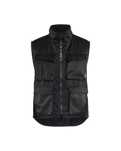 Blaklader 3801 zwarte bodywarmer voorzijde