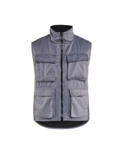 Blaklader 3801 grijze bodywarmer voorzijde