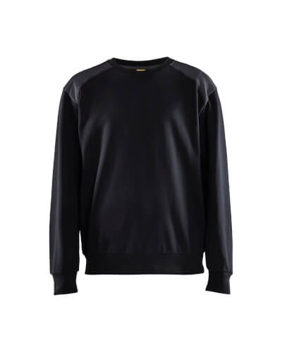 Blaklader 3580 zwart/grijze sweater voorzijde