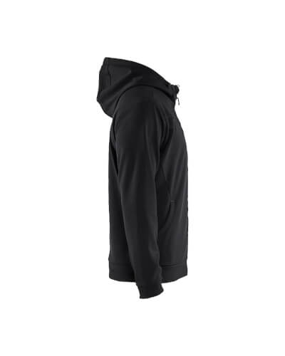 Blaklader 3363 zwart/grijze hooded sweater rechterzijde