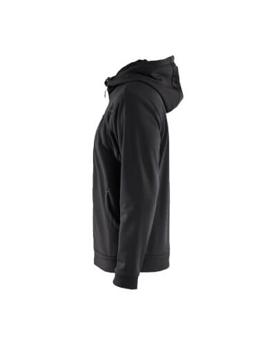 Blaklader 3363 zwart/grijze hooded sweater linkerzijde