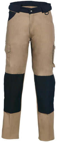 Havep 8657 kaki/zwart werkbroek