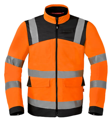 Havep 50429 fluo oranje/grijze werkjas