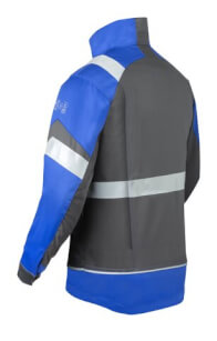 Havep 50292 grijs/blauwe werkjas achterzijde