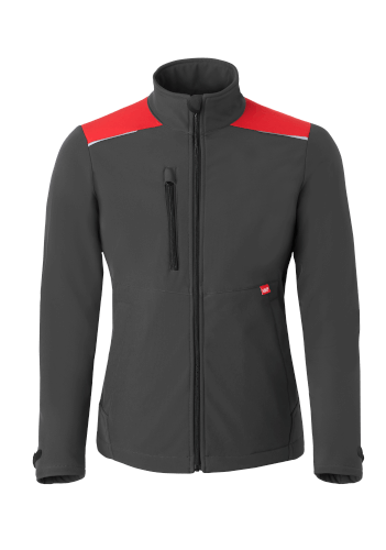 Havep 40235 grijs/rode softshell werkjas