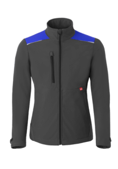 Havep 40235 grijs/blauwe softshell werkjas