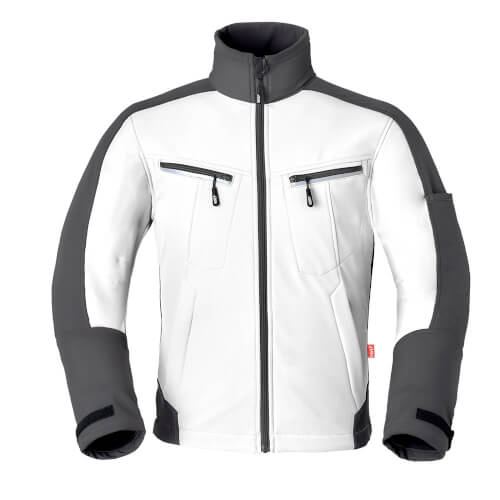 Havep 40145 wit/grijze softshell werkjas