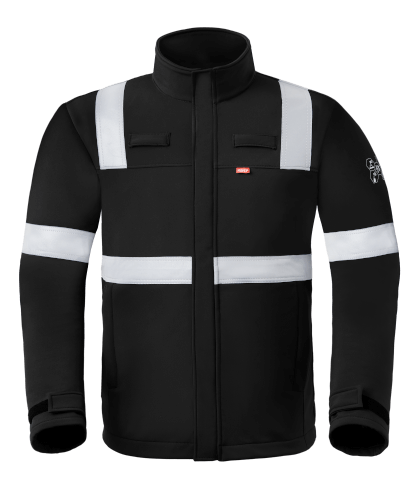 Havep 50383 zwarte softshell werkjas