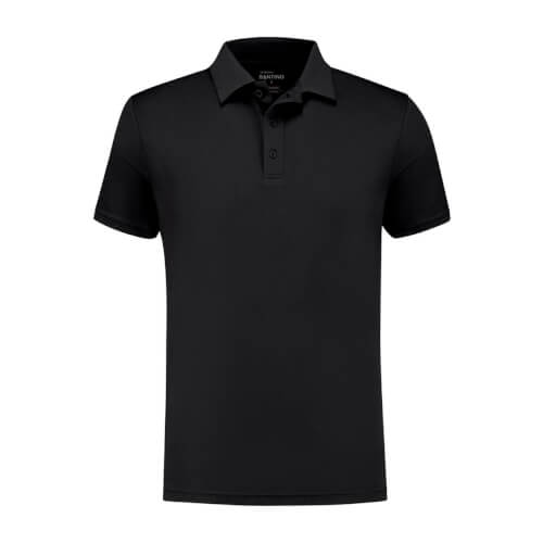 Santino Edinburgh zwart poloshirt