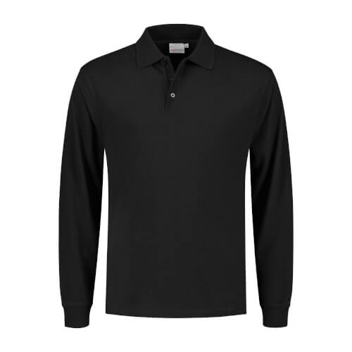 Santino Matt zwart poloshirt