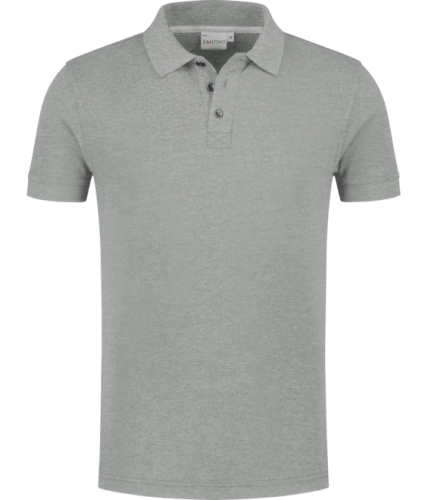 Santino Max+ lichtgrijs poloshirt