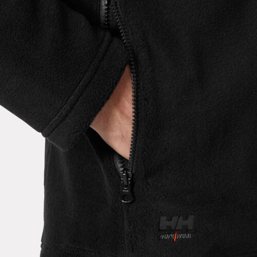 72096 Manchester 2.0 zwarte fleecejas