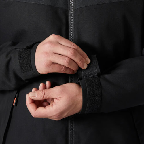 73290 Oxford zwarte winterjas